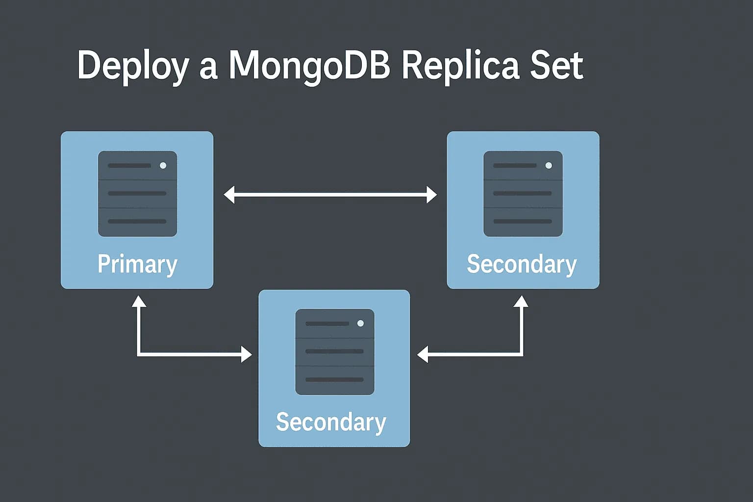 Déployer un Replica Set MongoDB avec authentification et sauvegarde automatisée