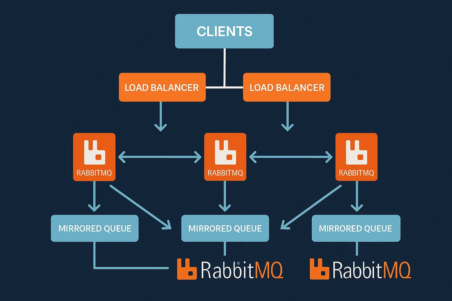 Mettre en place un cluster RabbitMQ haute disponibilité avec mirrored queues
