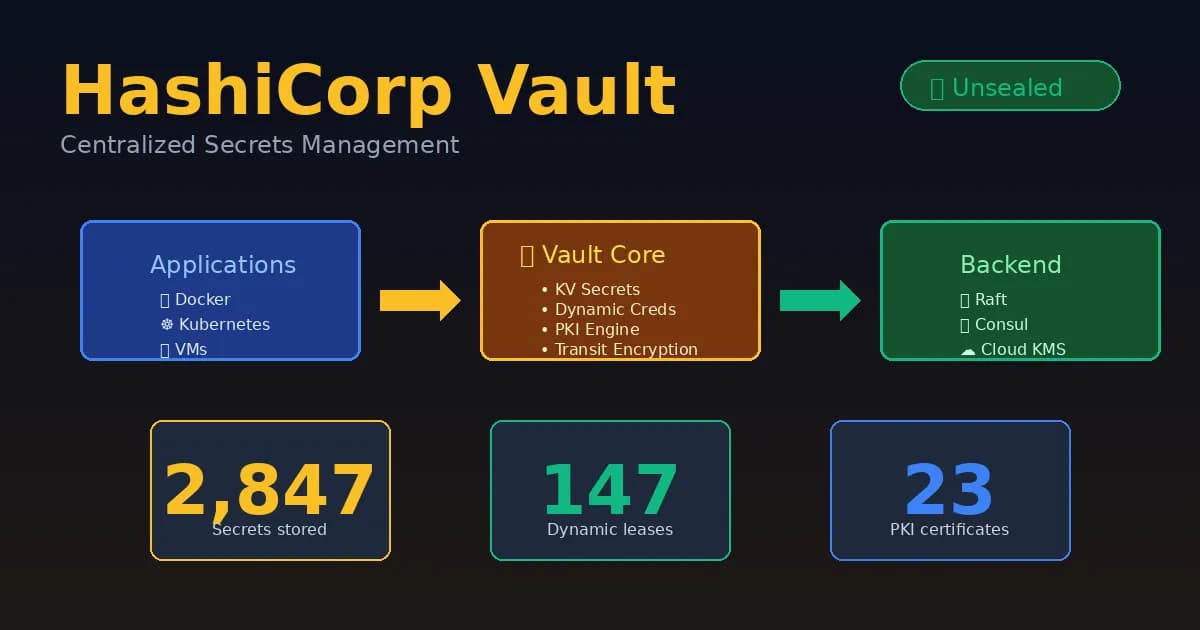 Gestion des secrets avec HashiCorp Vault en production