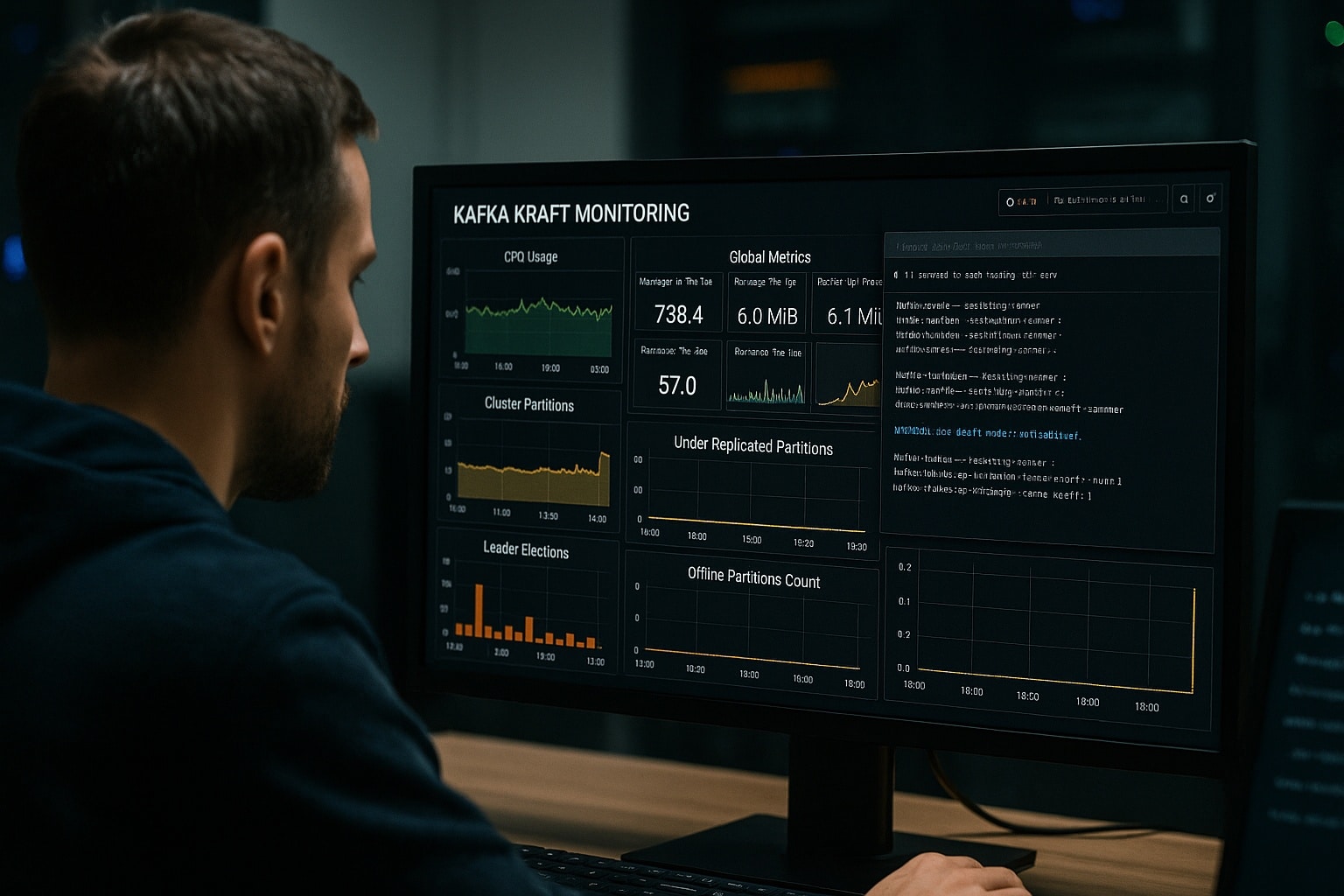 Déployer une plateforme Apache Kafka scalable avec KRaft et monitoring