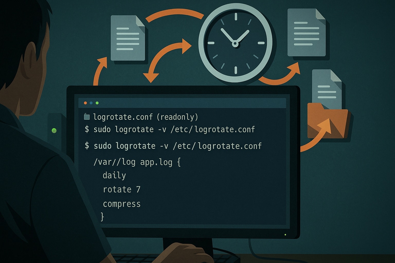 Automatiser la rotation des logs avec logrotate sous Linux