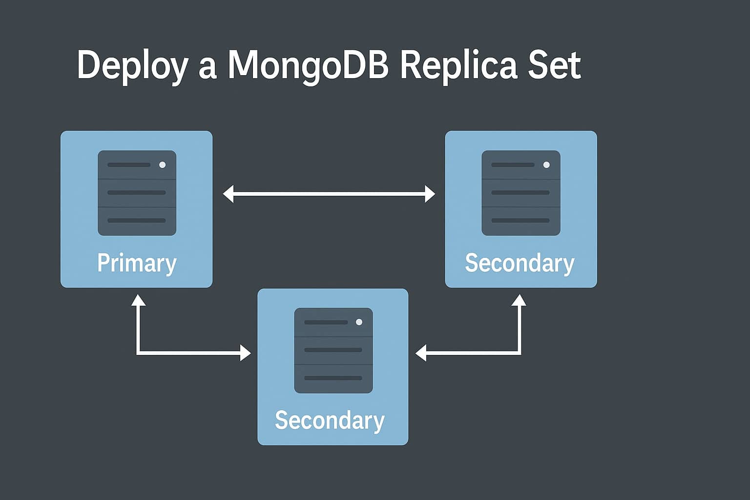 Déployer un Replica Set MongoDB avec authentification et sauvegarde automatisée