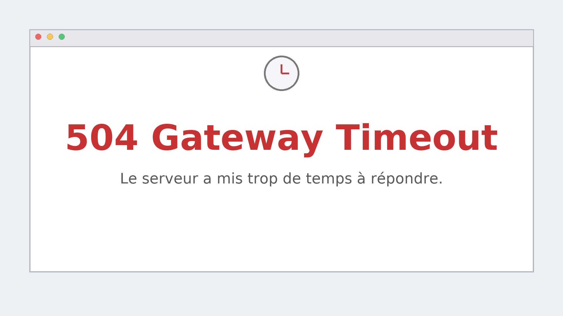 Erreur 504 Gateway Timeout : comment la diagnostiquer et la corriger