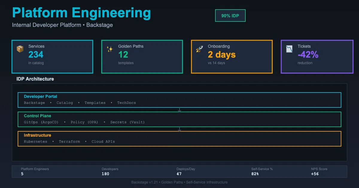 Platform Engineering & Internal Developer Platforms : construire un IDP ...