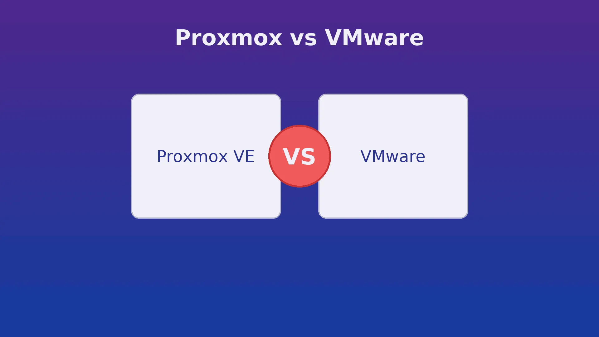 Proxmox vs VMware : quel hyperviseur choisir en 2025 ? | SHPV