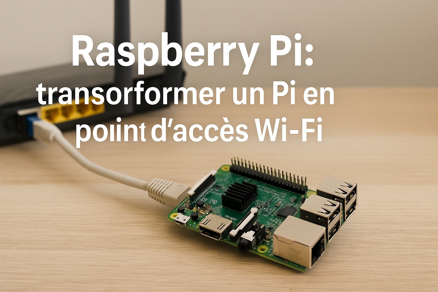 Créer un point d'accès Wi-Fi avec Raspberry Pi