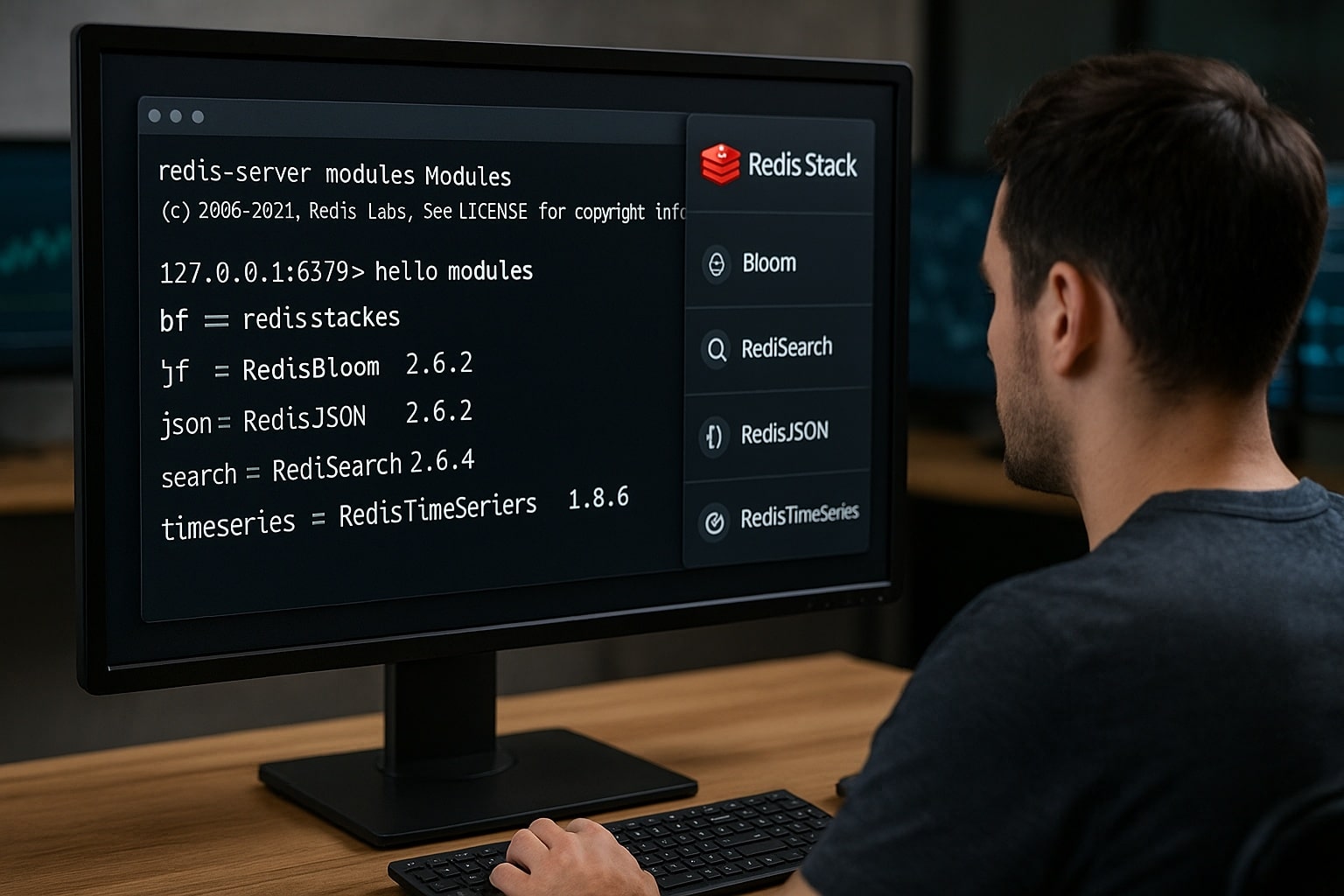 Déployer RedisStack avec RedisJSON et RediSearch
